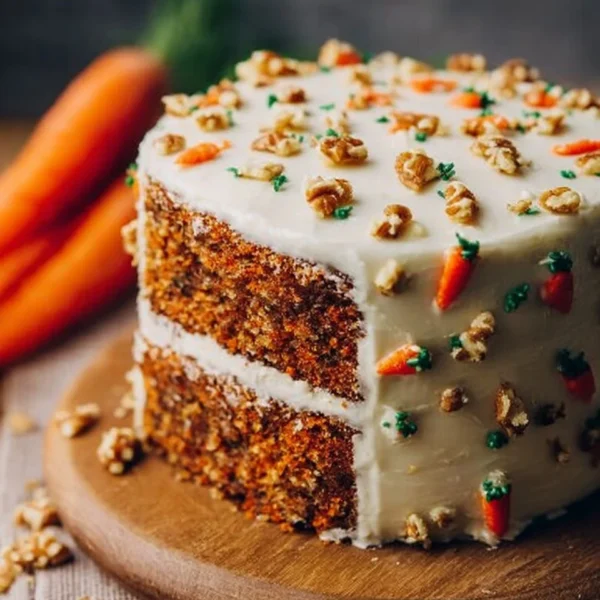 Best ever carrot cake with cream cheese frosting