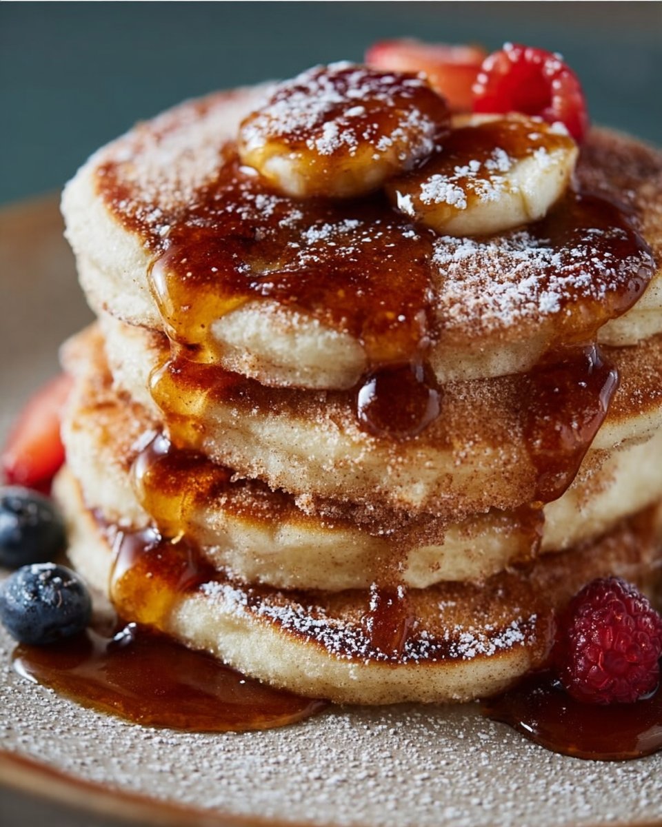 Spanish Churro-Inspired Pancakes: A Breakfast Delight!