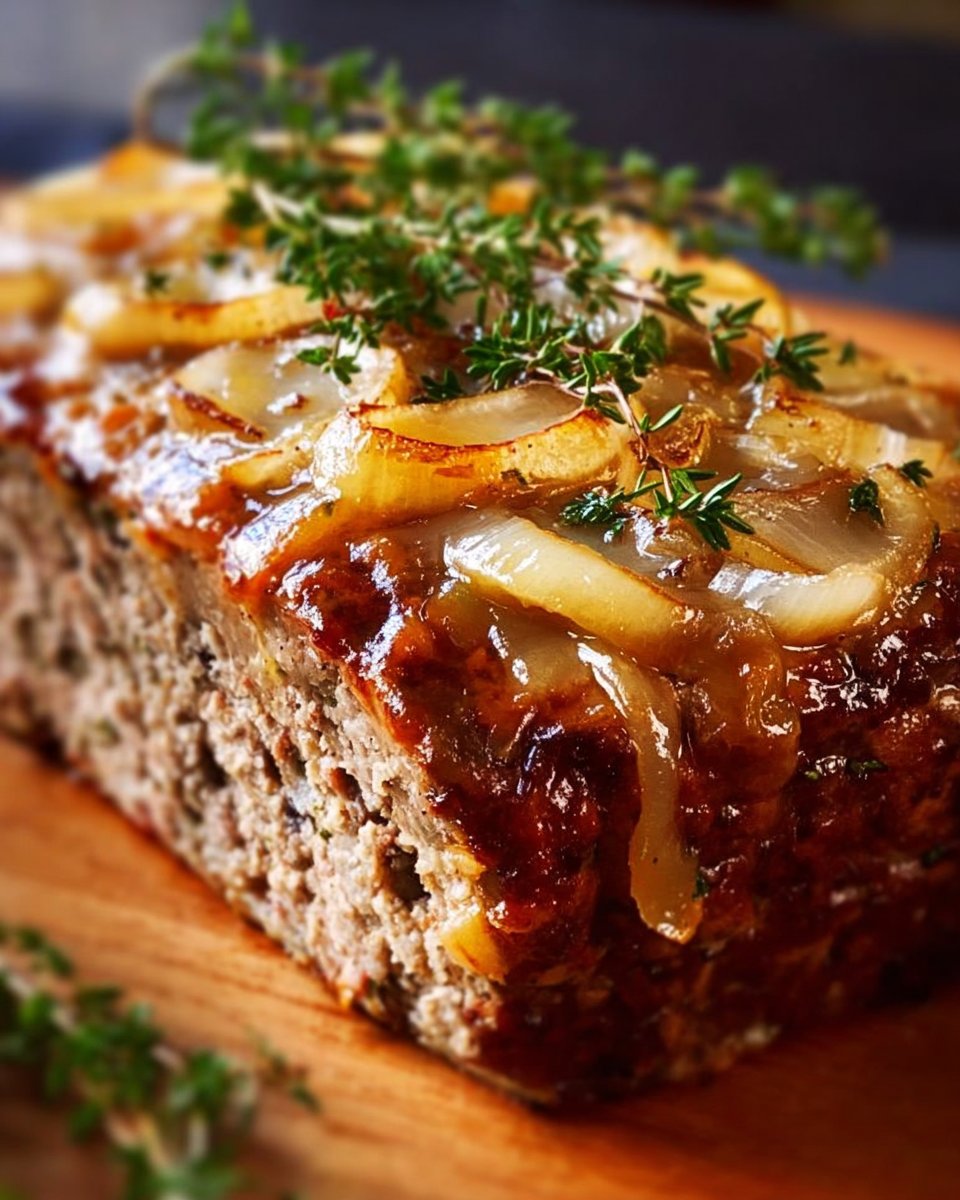 French Onion Meatloaf