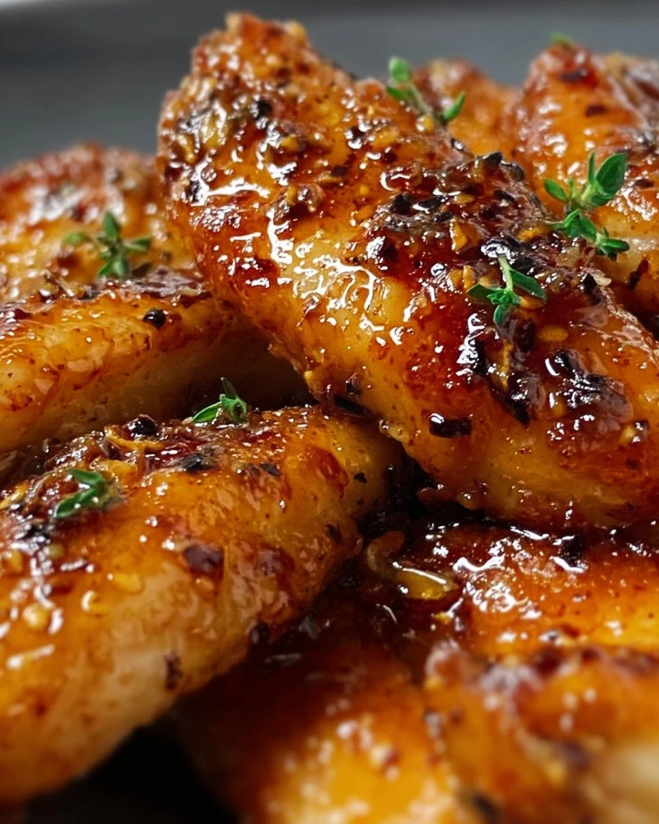 Air Fryer Honey Butter Garlic Chicken Tenders Recipe