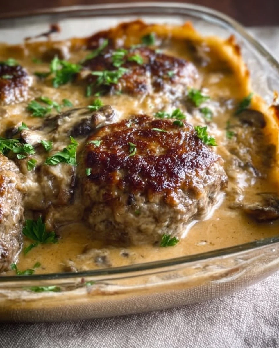 Amish Hamburger Steak Bake