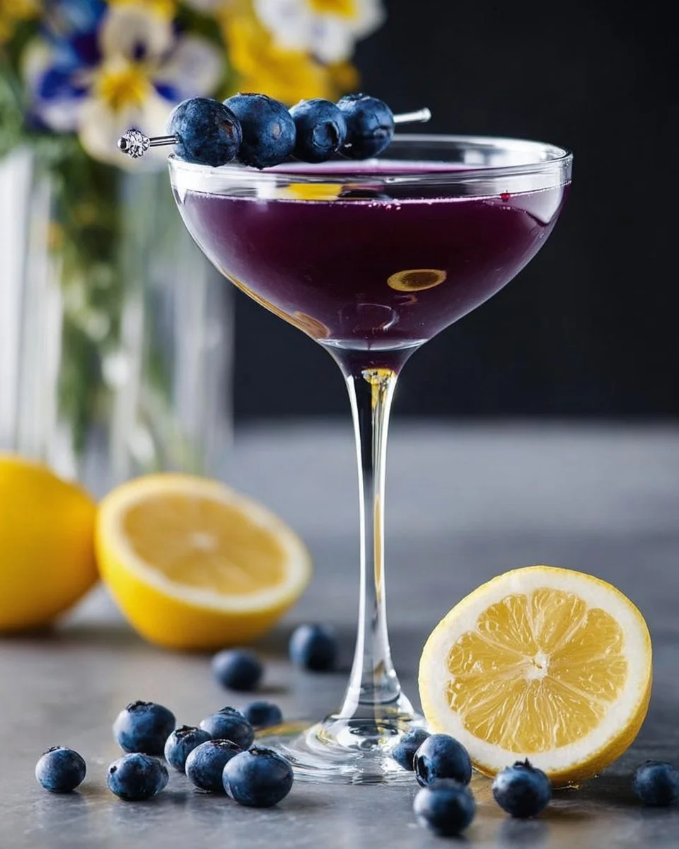 Blueberry Limoncello Martini: A Burst of Sunshine in a Glass!