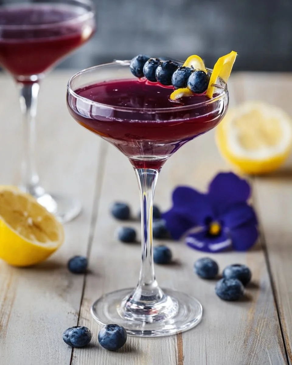 Blueberry Limoncello Martini: A Burst of Sunshine in a Glass!