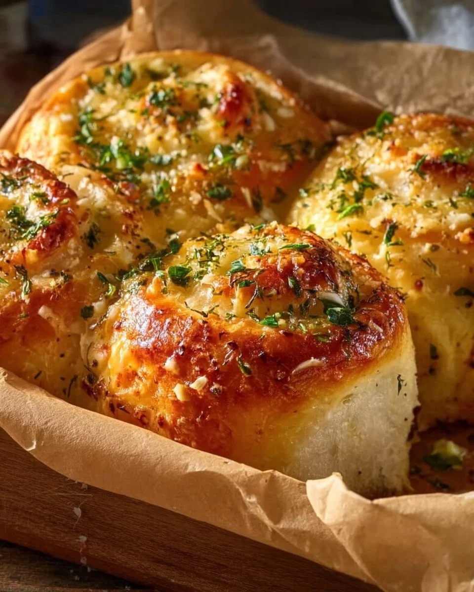 Buttery Cheese Garlic Rolls, Everyone Will Love Them!