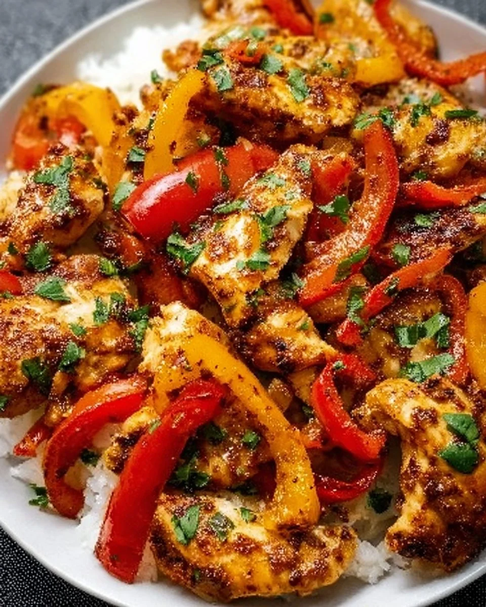 Cajun Chicken with Bell Peppers