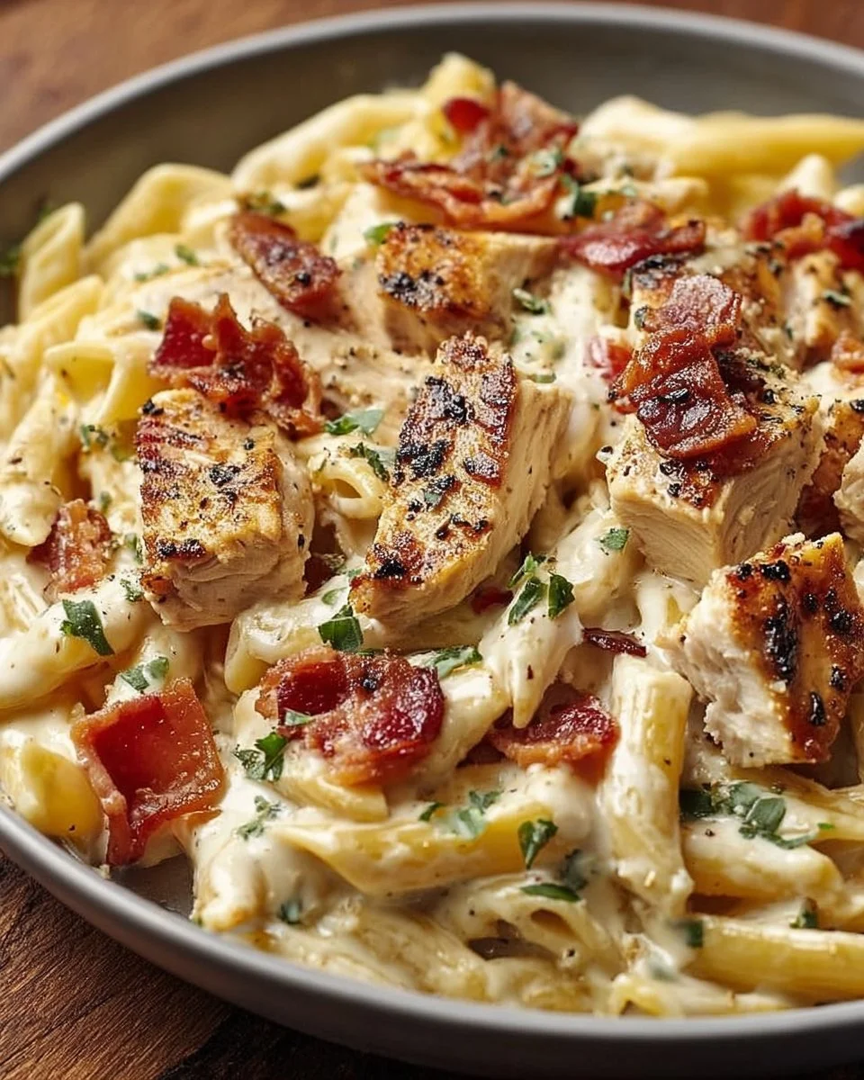 Chicken Bacon Ranch Pasta