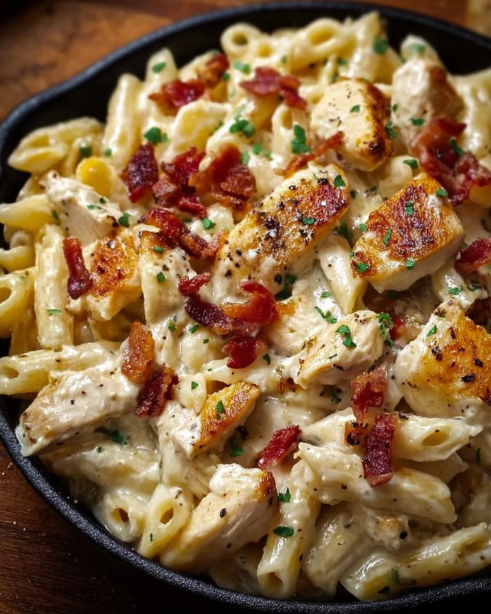 Chicken Bacon Ranch Pasta