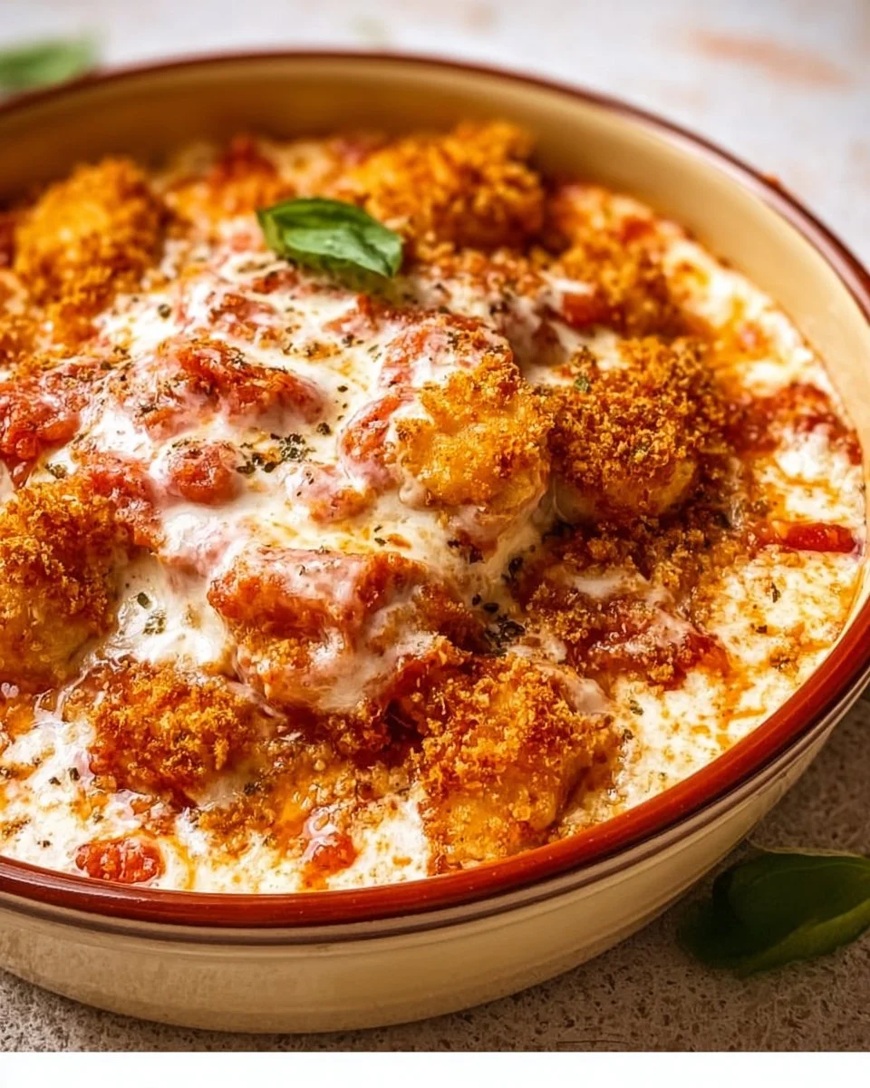 Cottage Cheese Chicken Parmesan Bowl
