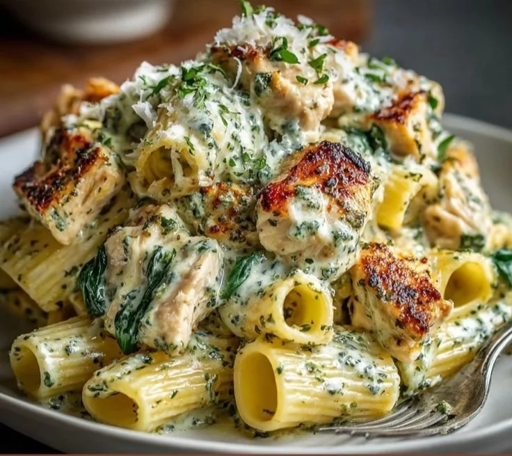 Creamy Pesto Chicken Pasta