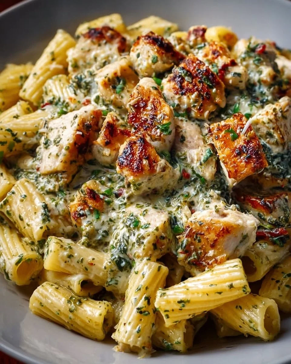 Creamy Pesto Chicken Pasta