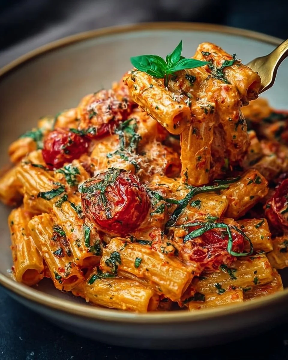 Creamy Tomato Garlic Pasta