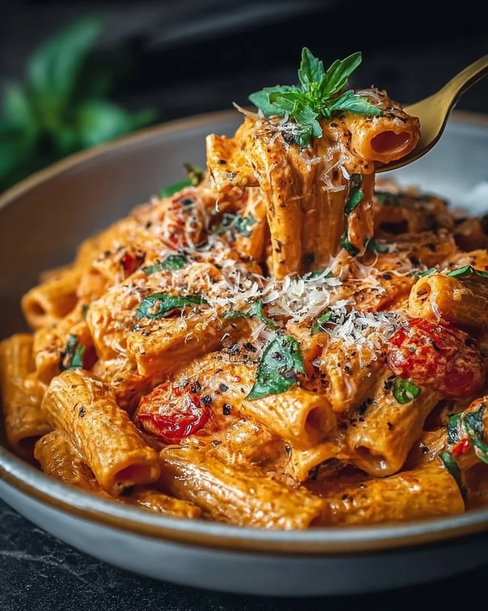 Creamy Tomato Garlic Pasta