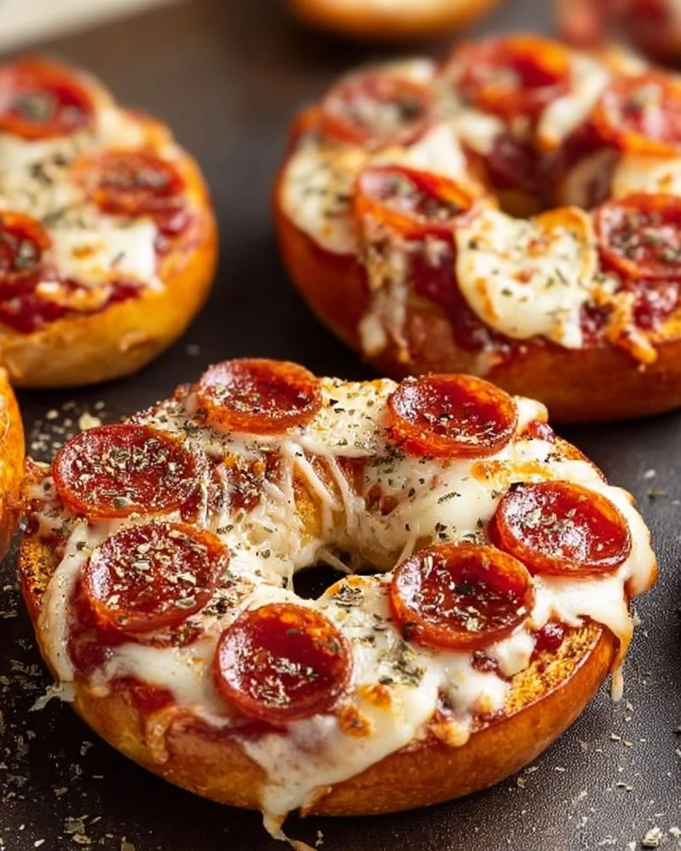 Easy Homemade Pizza Bagels