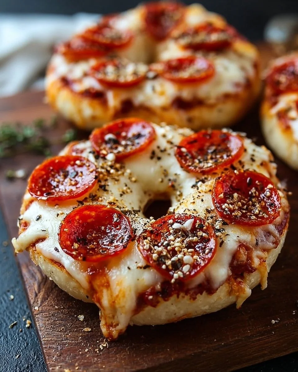 Easy Homemade Pizza Bagels