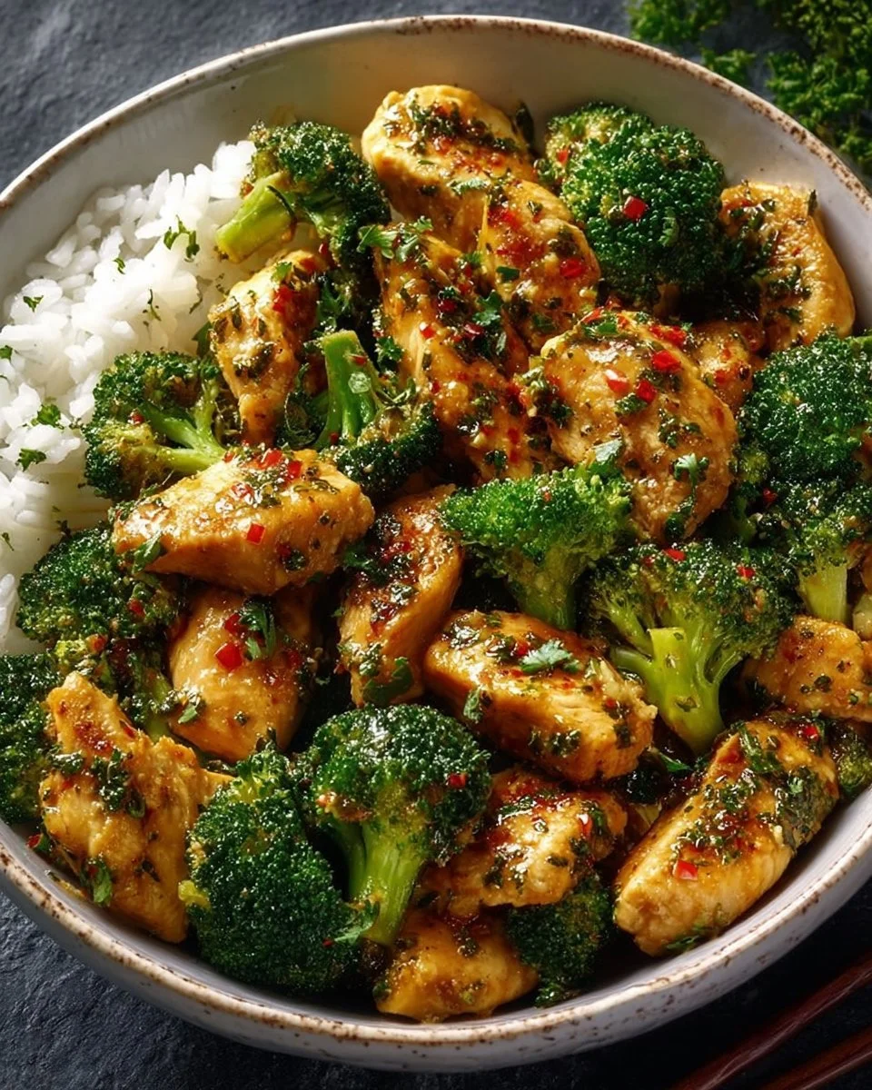 Garlic Butter Chicken Broccoli