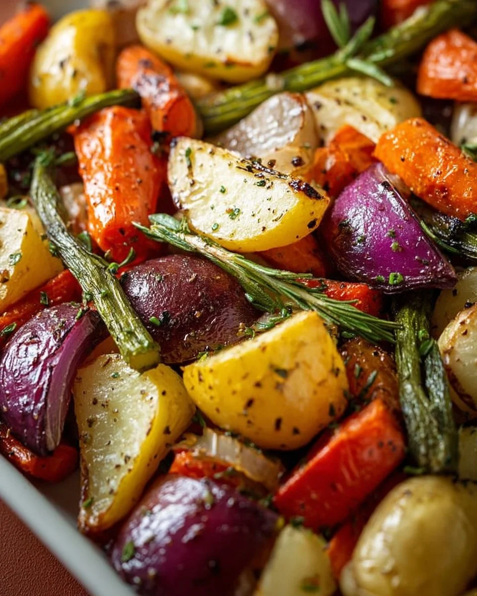 Garlic Herb Roasted Veggies