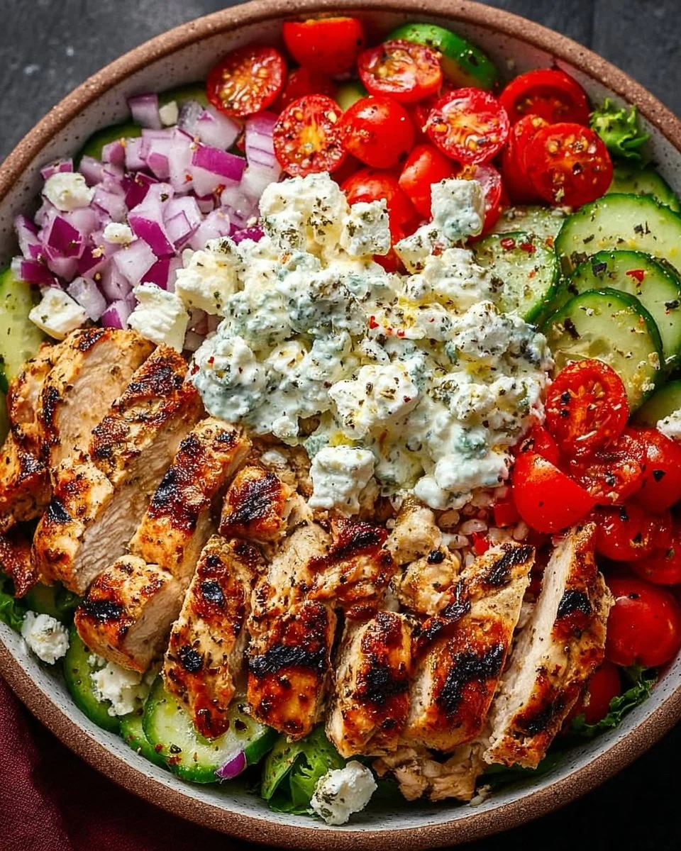 Greek Chicken Bowls