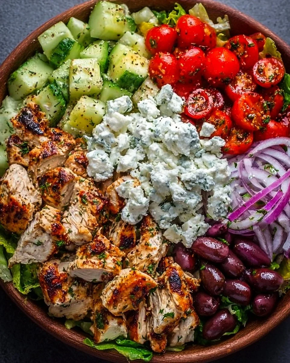 Greek Chicken Bowls