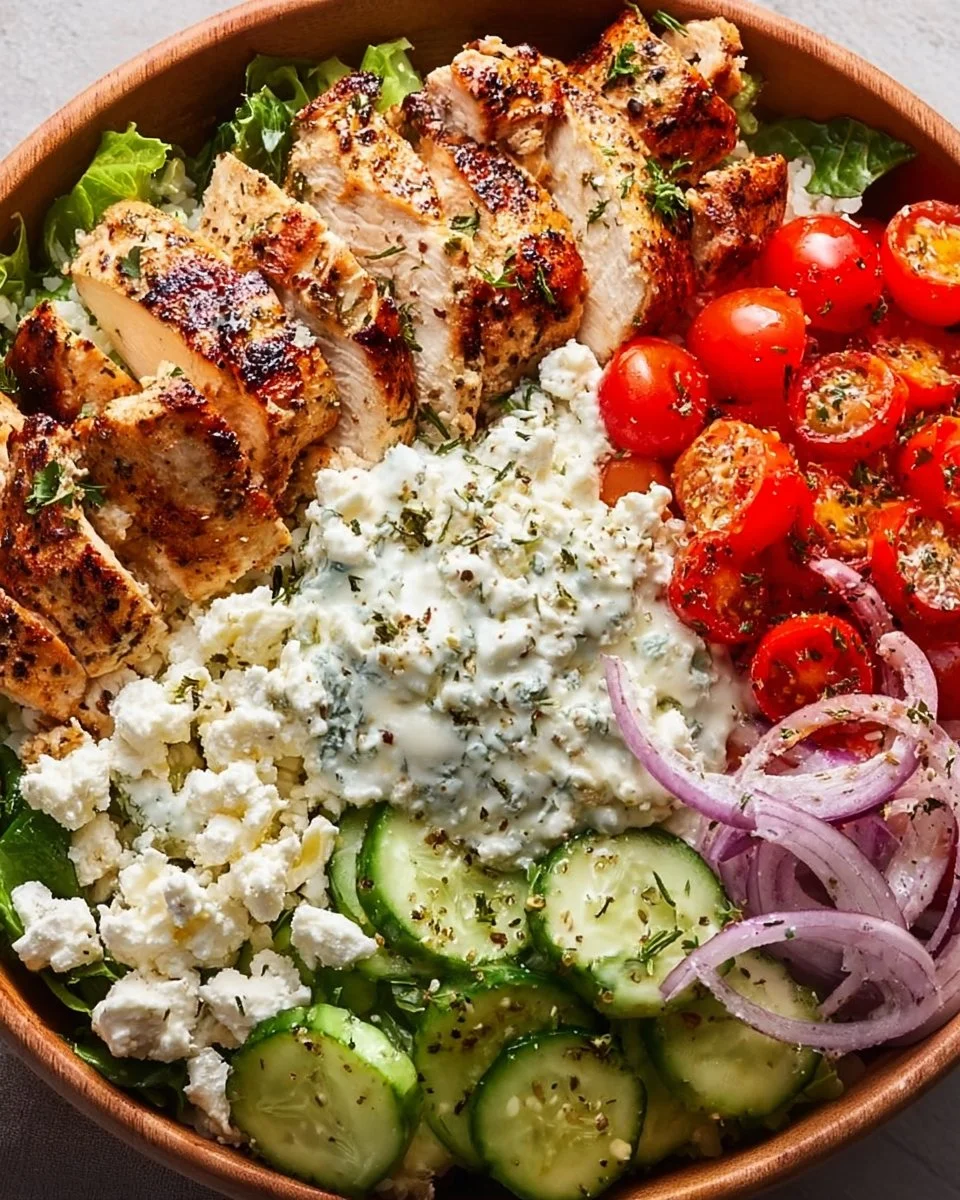 Greek Chicken Bowls
