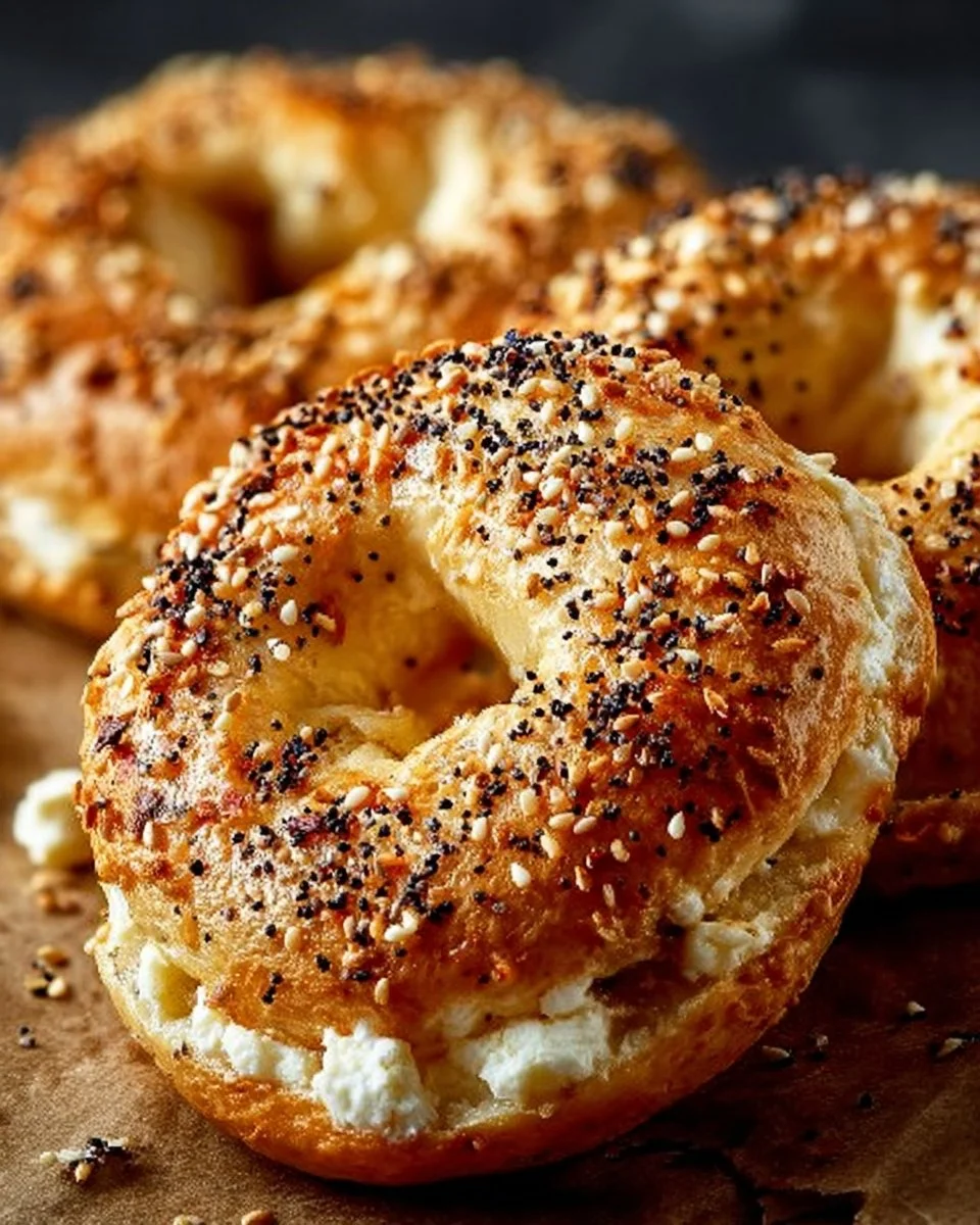 Greek Yogurt Bagels