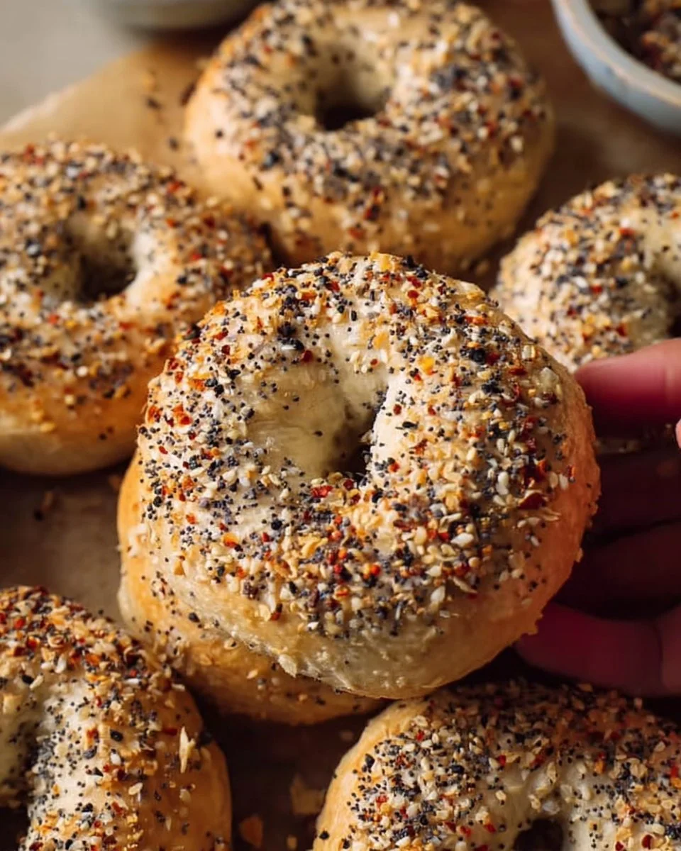 Homemade Everything Bagels