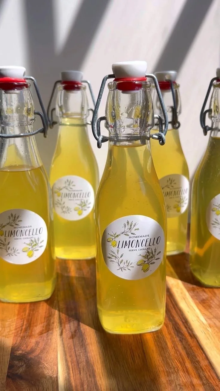 Homemade Limoncello