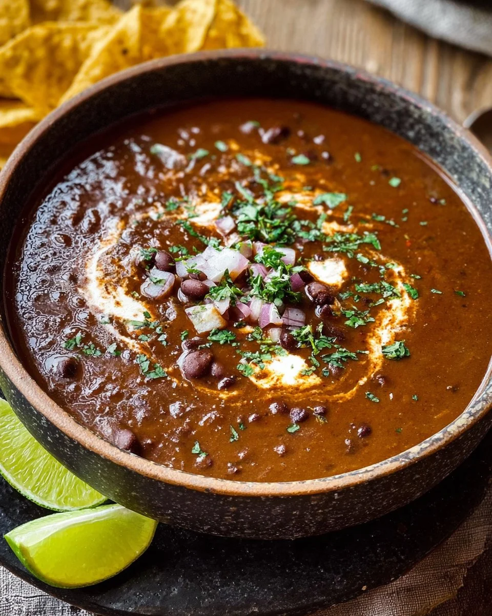 Mexican Style Black Bean Soup