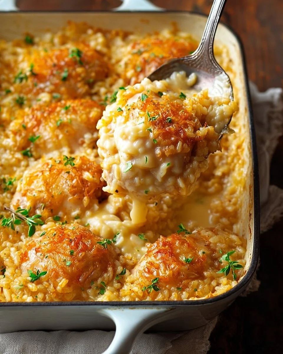 One-Pan Chicken and Rice Bake