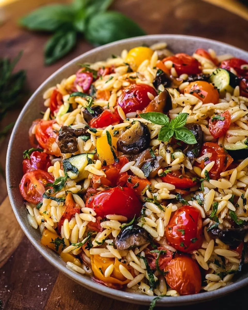 Roasted Vegetable Orzo: A Delicious and Nutritious Recipe for Your Next Meal