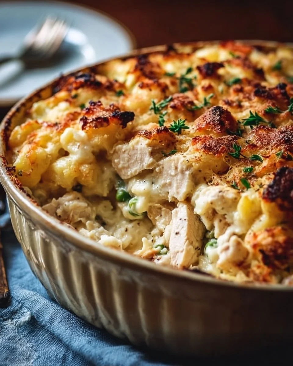 Rotisserie Chicken Casserole