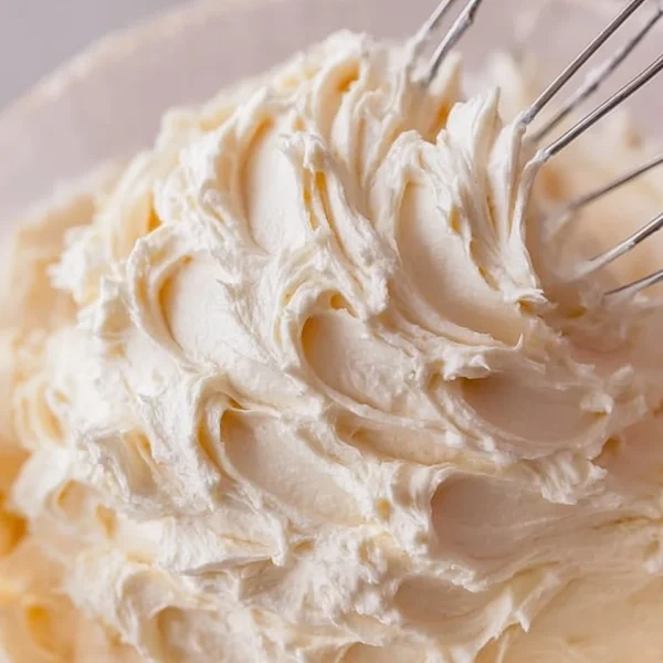Delicious Russian Buttercream frosting made with sweetened condensed milk