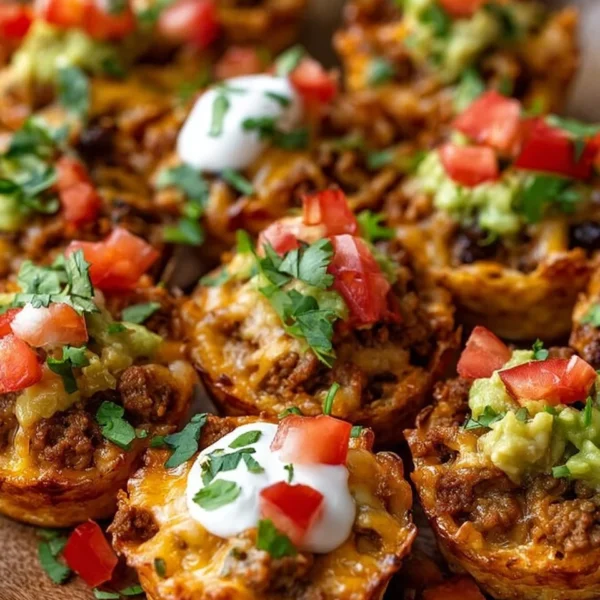 Plate of delicious Taco Ranch Bites served with dipping sauce