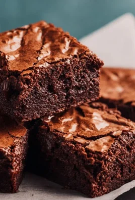 Delicious sourdough discard brownies with rich chocolate flavor