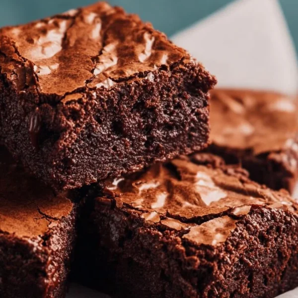 Delicious sourdough discard brownies with rich chocolate flavor