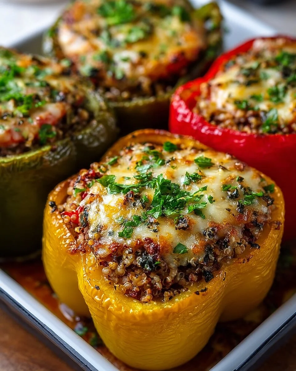 Vegetarian Stuffed Bell Peppers