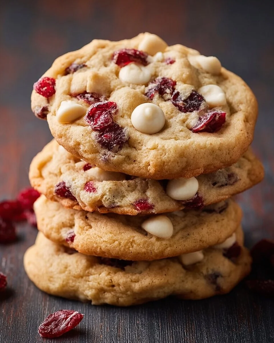 White Chocolate Cranberry Cookies