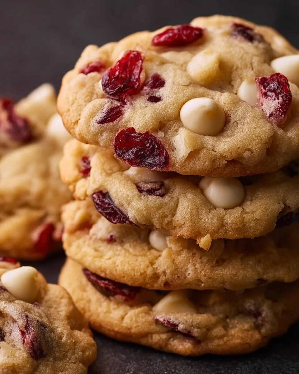 White Chocolate Cranberry Cookies