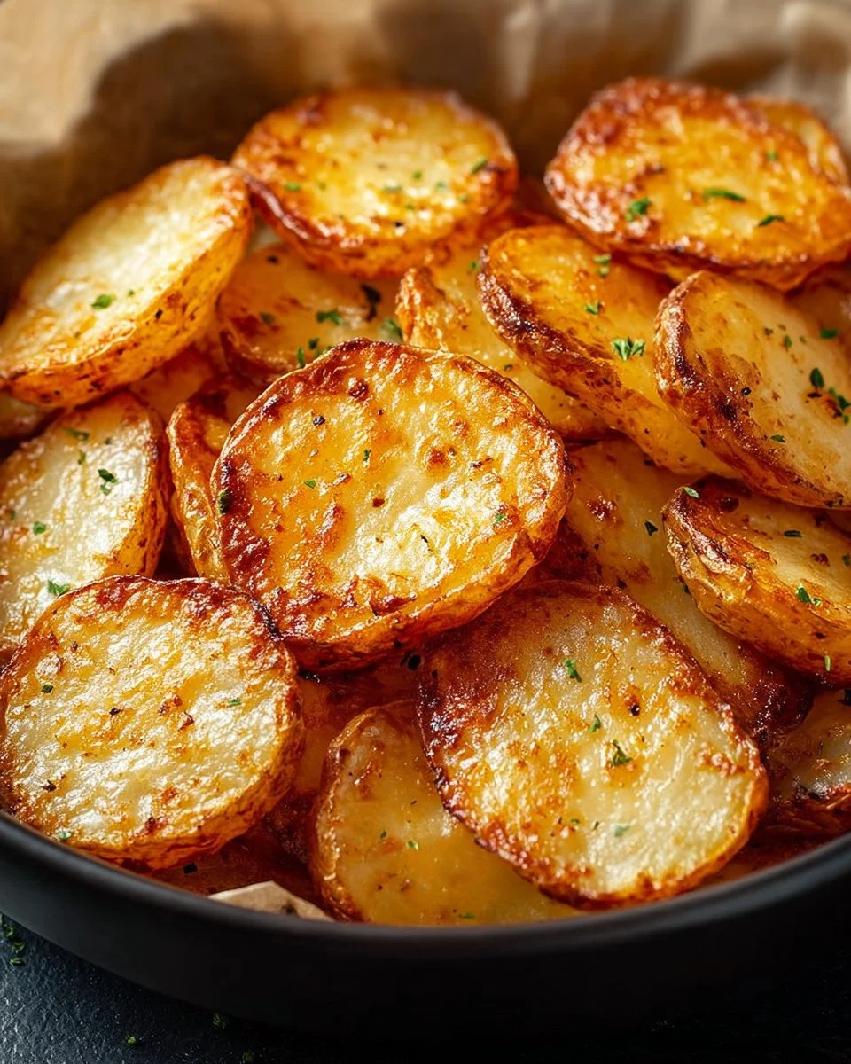Air Fryer Sliced Potatoes