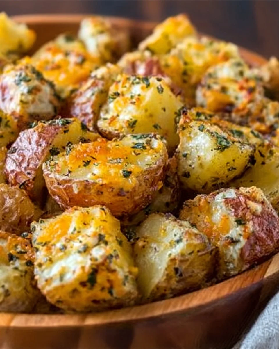 Cheesy Ranch Oven Roasted Potatoes