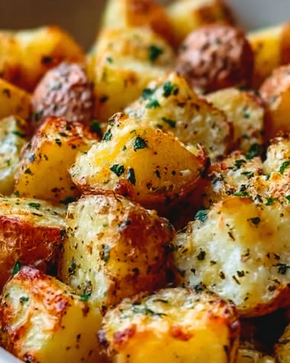 Cheesy Ranch Oven Roasted Potatoes