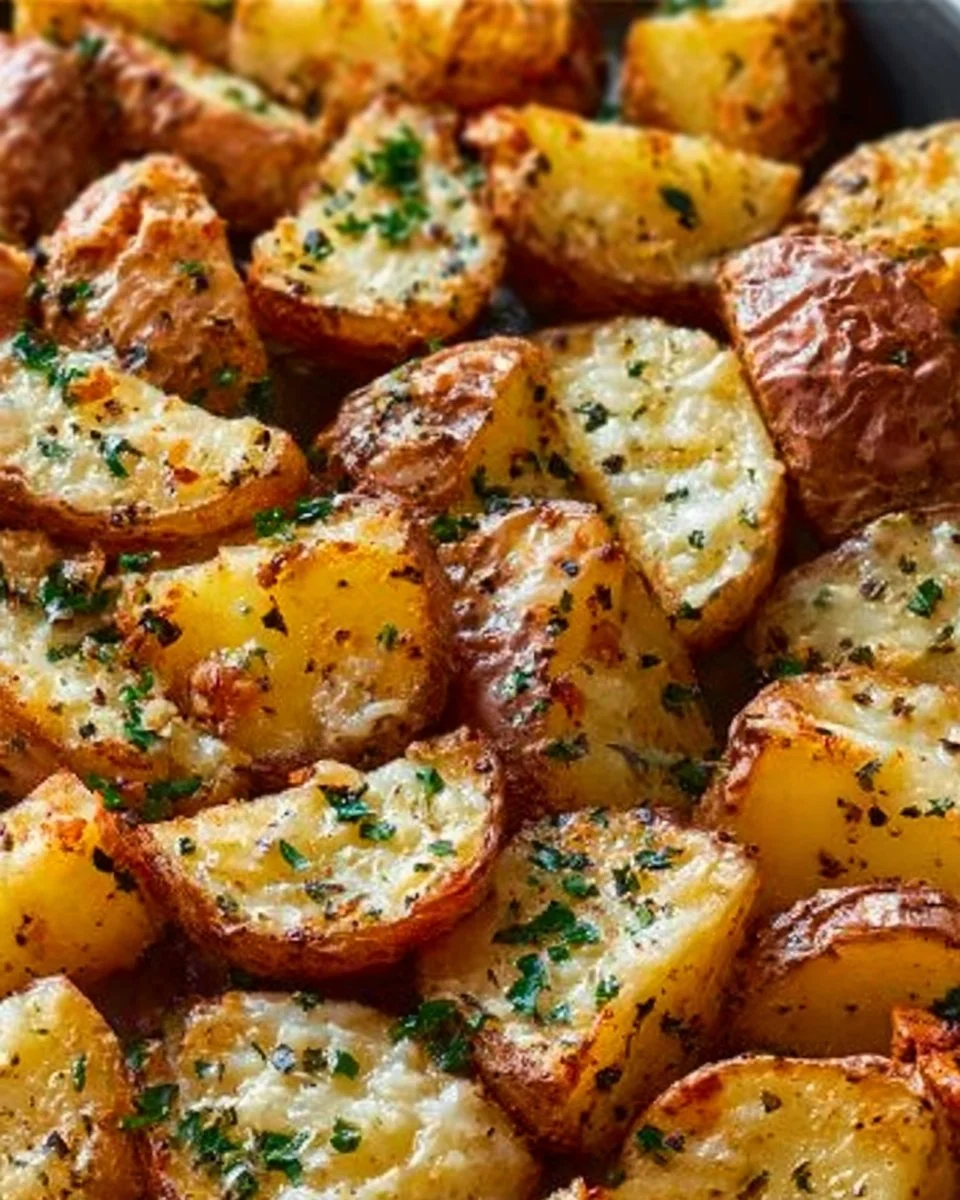 Cheesy Ranch Oven Roasted Potatoes