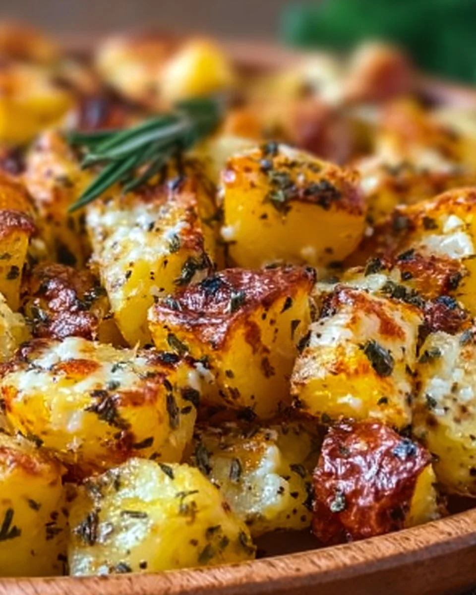 Cheesy Ranch Oven Roasted Potatoes