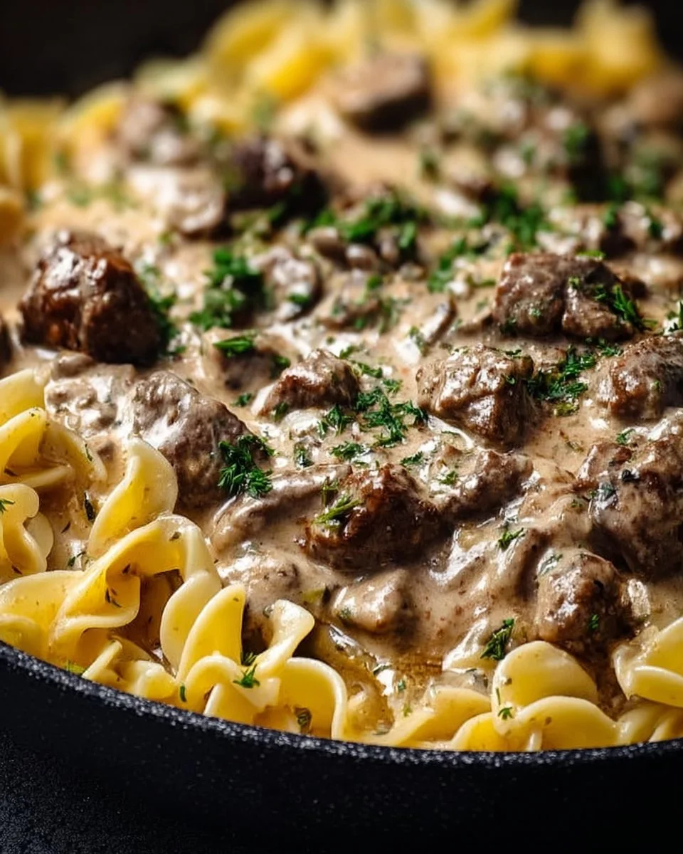 Creamy Hamburger Stroganoff: A Quick Dinner Delight
