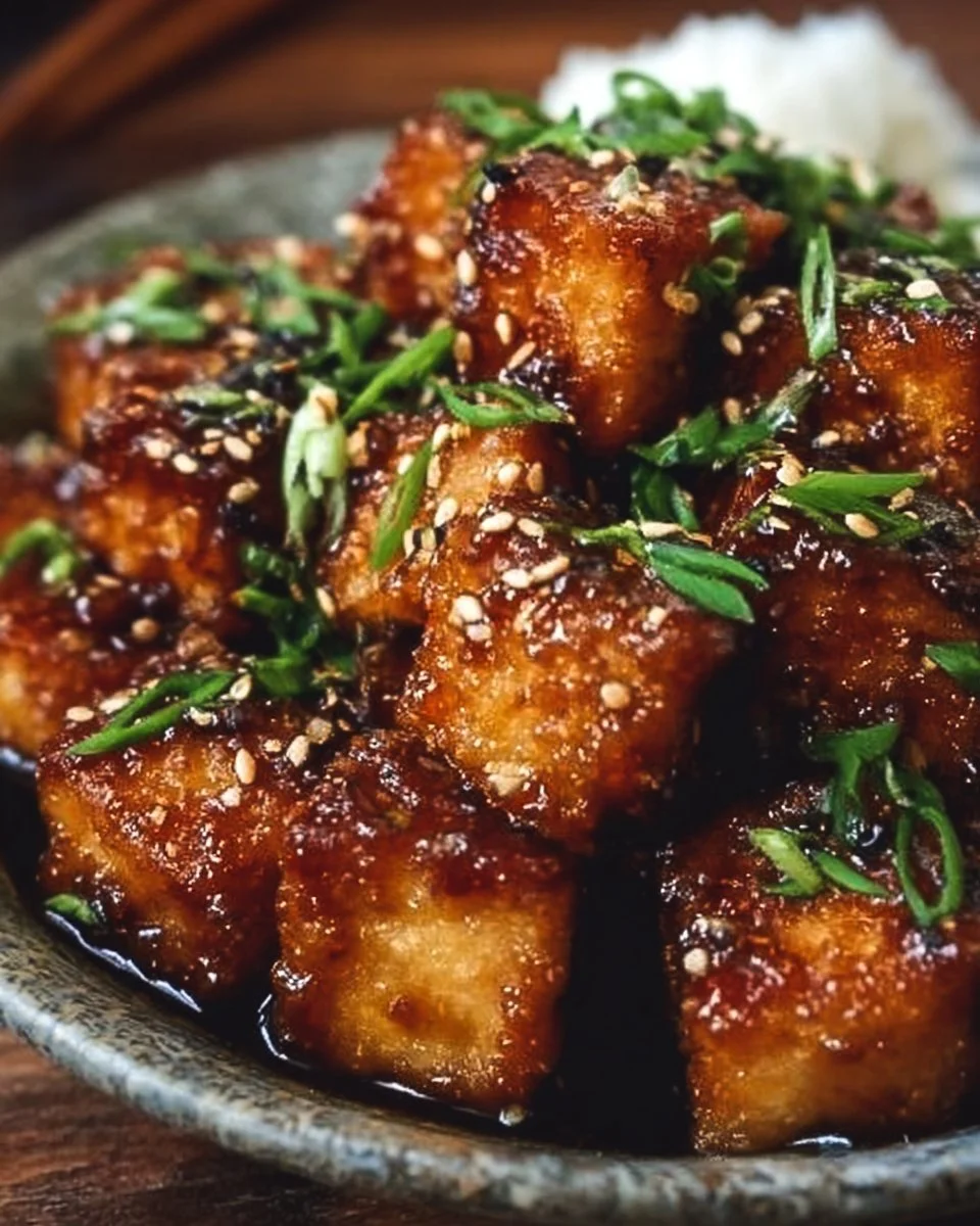 Crispy honey garlic tofu recipe that will amaze you!