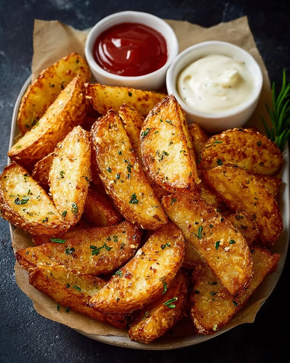 Crispy Potato Wedges