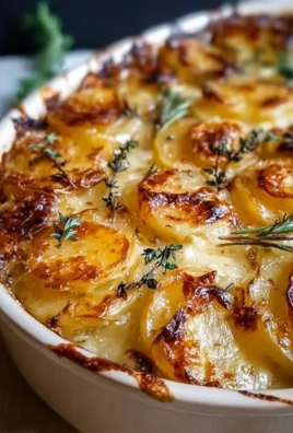 Delicious French Onion Potato Bake topped with melted cheese and crispy onions