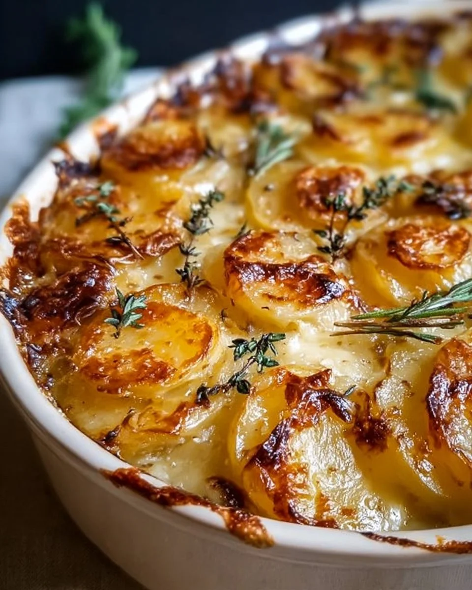 French Onion Potato Bake