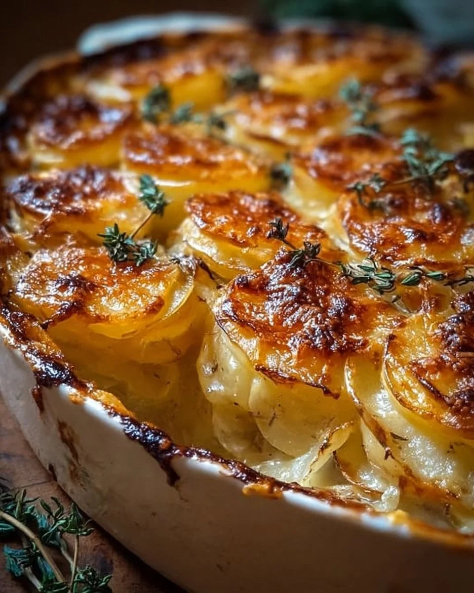 French Onion Potato Bake