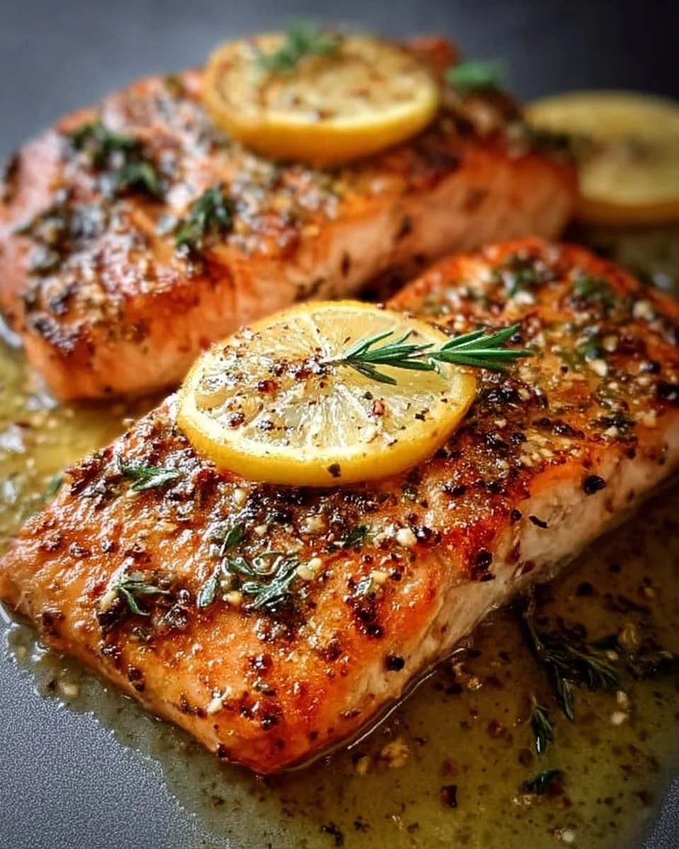 Garlic Butter Lemon Salmon