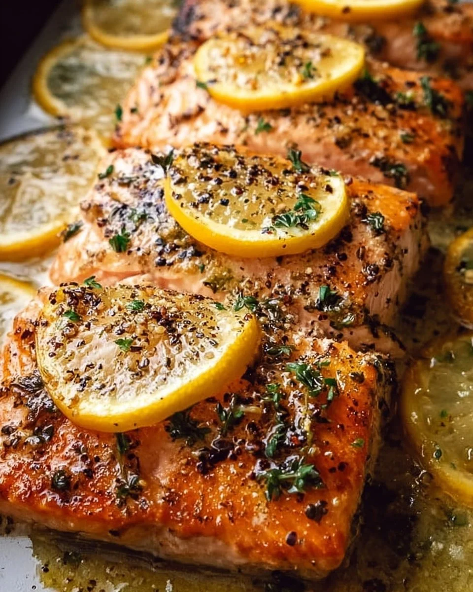 Garlic Butter Lemon Salmon